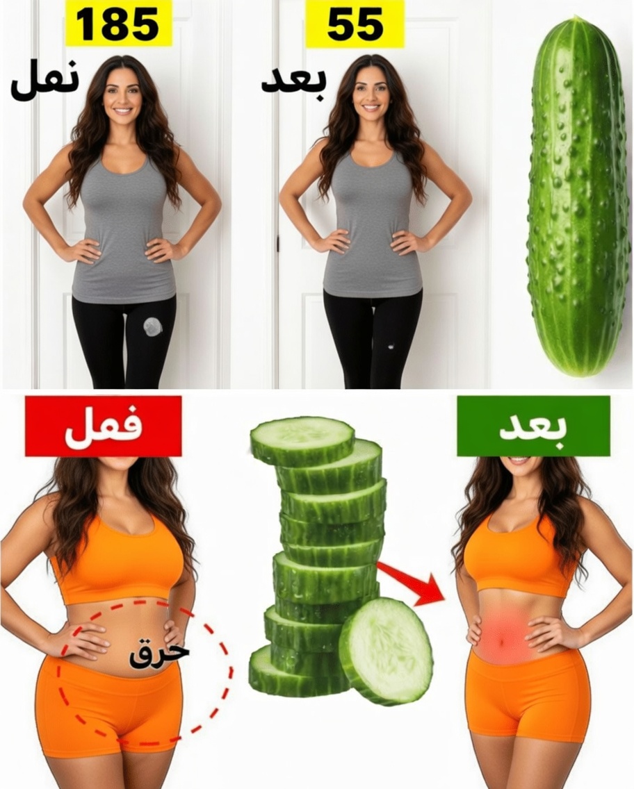 كيف تفقد الوزن بالخيار! وصفة صباحية بسيطة وسريعة