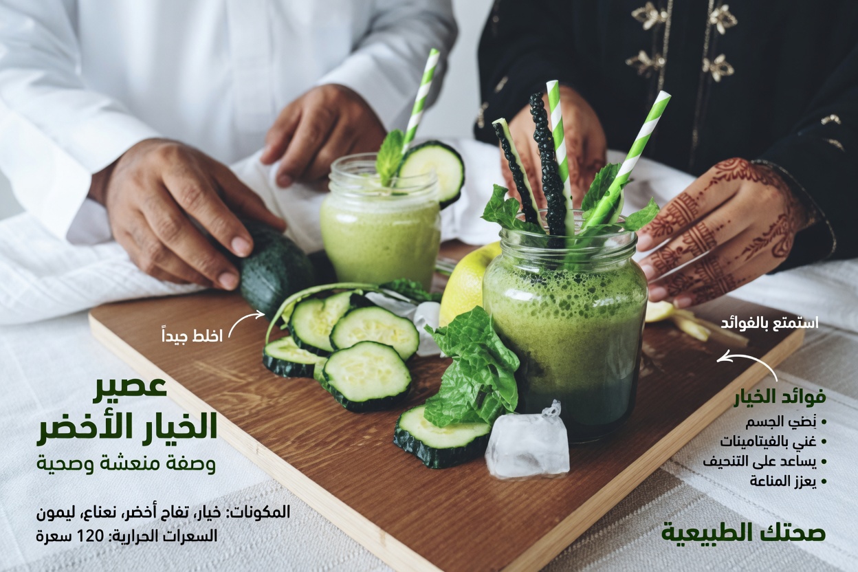 كيف تفقد الوزن بالخيار! وصفة صباحية بسيطة وسريعة