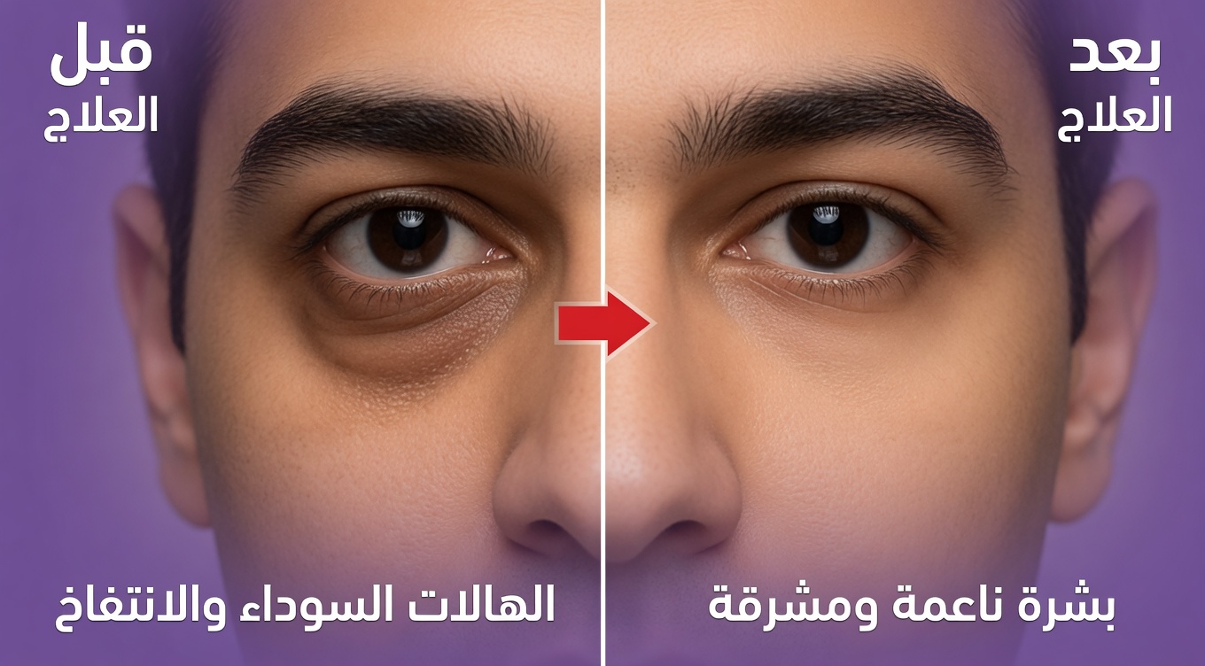 تخلّص من أكياس تحت العين في 3 أيام فقط: خطوات طبيعية بسيطة لتقليل الهالات السوداء والانتفاخ والخطوط الدقيقة