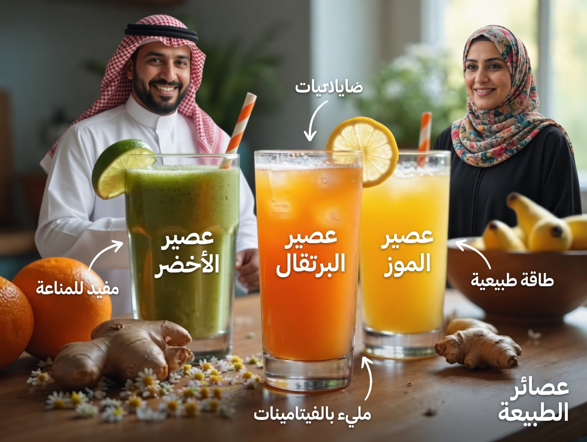 7 عصائر صباحية تدعم التوازن الطبيعي لجسمك يوميًا