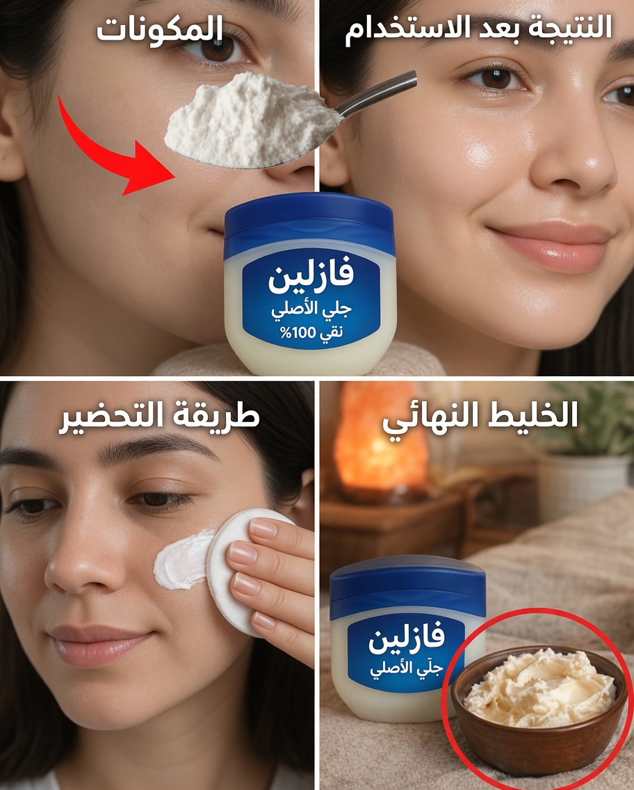 الفازلين ونشا الذرة: حيلة جمالية مفاجئة يتحدث عنها الجميع!