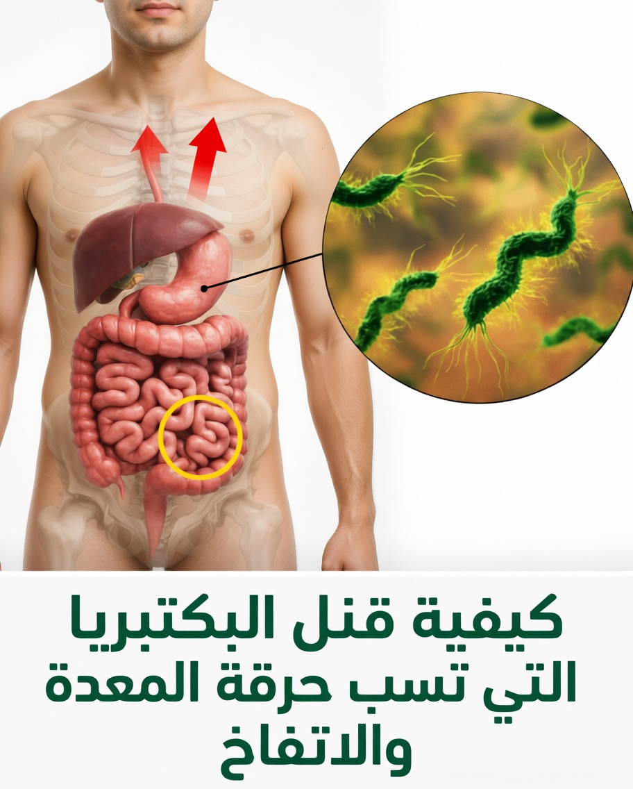 وداعًا لحرقة المعدة والانتفاخ: اكتشف كيفية القضاء على البكتيريا المسببة لهما!