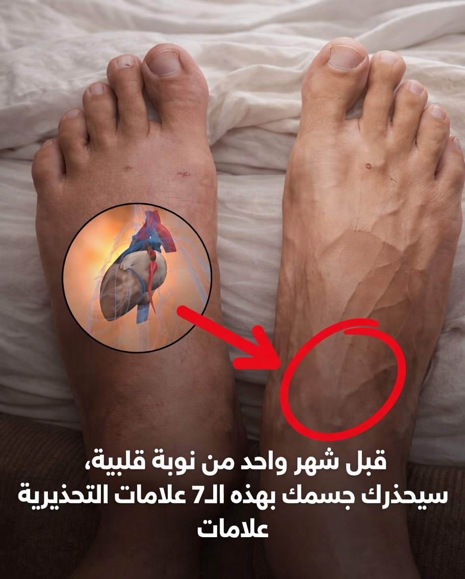 7 علامات تحذيرية قد يرسلها جسمك قبل شهر من النوبة القلبية – لا تتجاهلها!