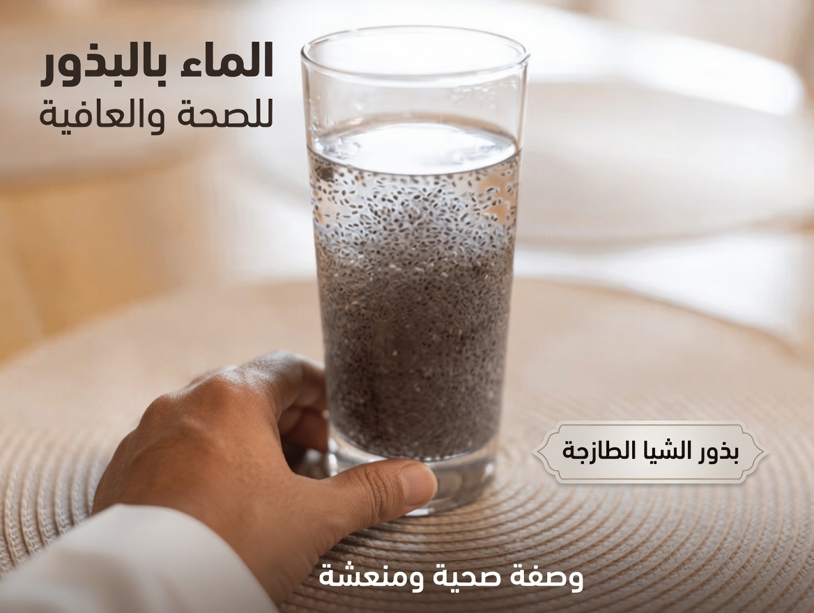 5 أخطاء شائعة عند نقع بذور الشيا قد تُفسد نتائجك والحلول البسيطة لتجنبها