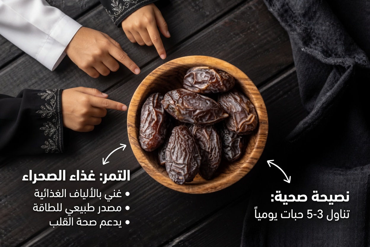 الفوائد المذهلة للتمر: غذاء خارق غني بالعناصر الغذائية