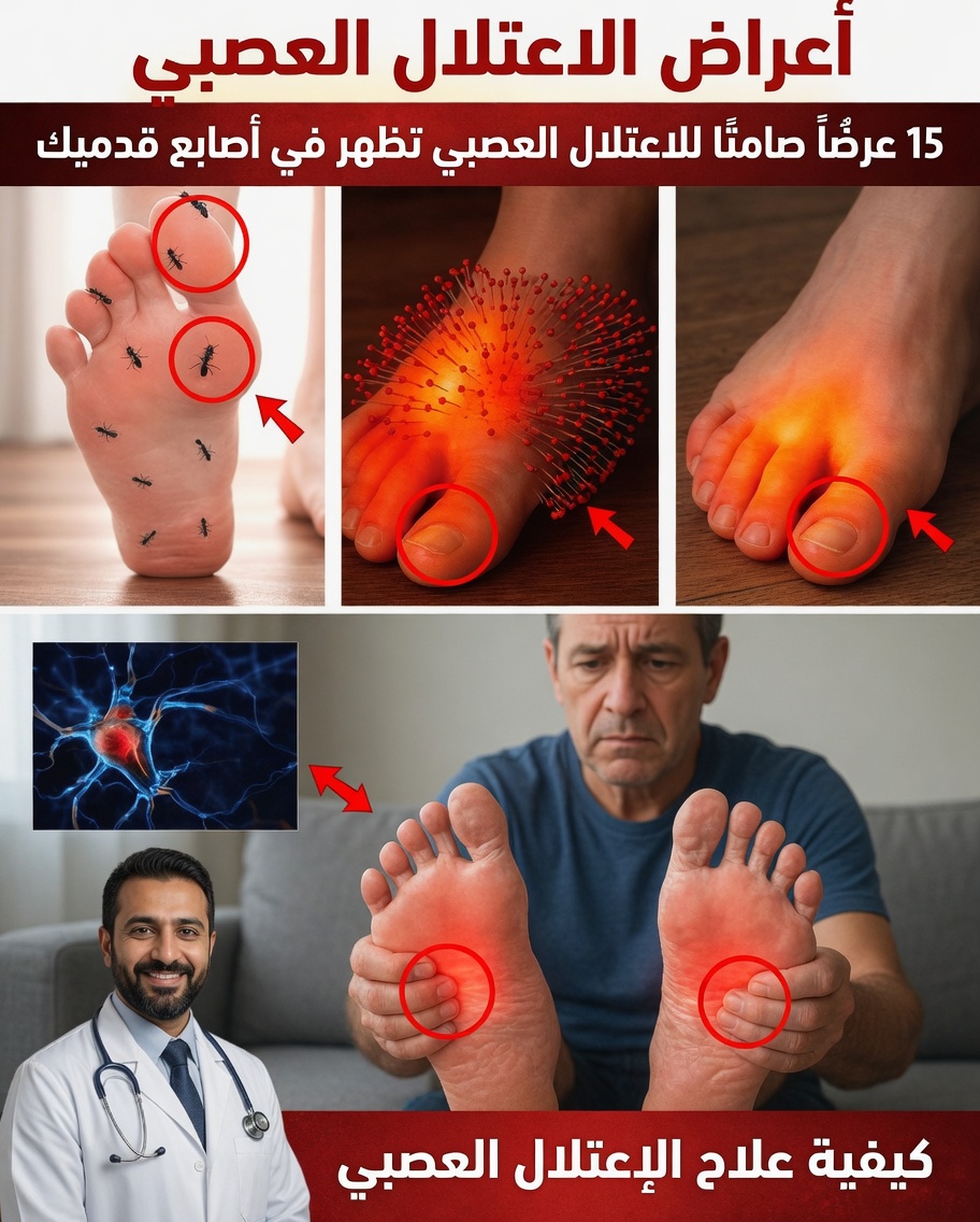 15 عرضًا صامتًا لاعتلال الأعصاب تظهر في أصابع قدميك: هل تفوت هذه العلامات التحذيرية؟
