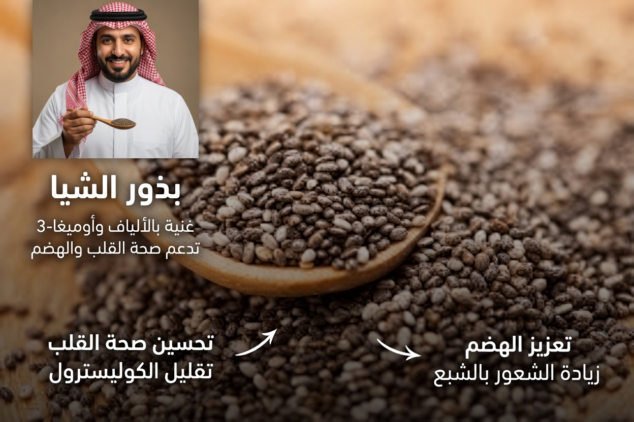 كبار السن، توقفوا عن تناول بذور الشيا! الطريقة الخاطئة لتناول بذور الشيا التي تضر جسمكم