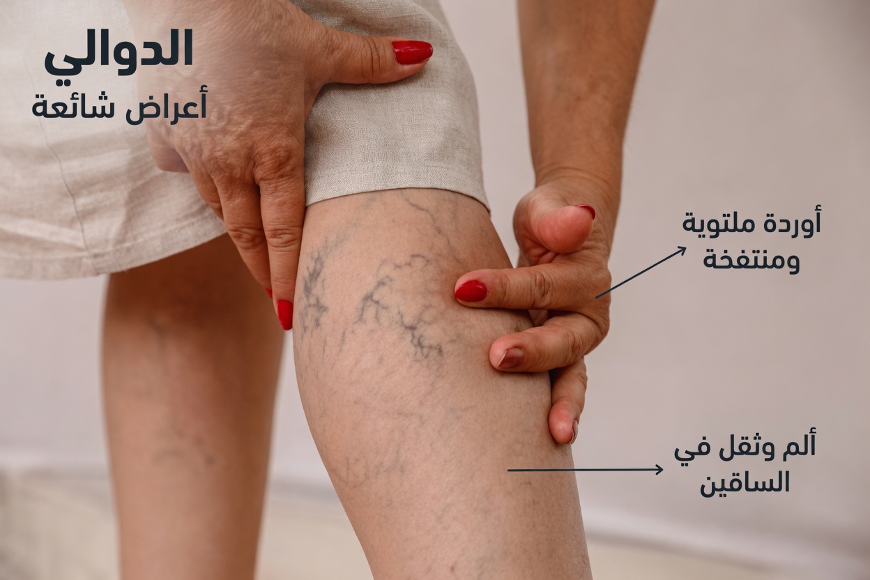 لا جراحة. لا حبوب. مجرد راحة طبيعية لدوالي الساقين