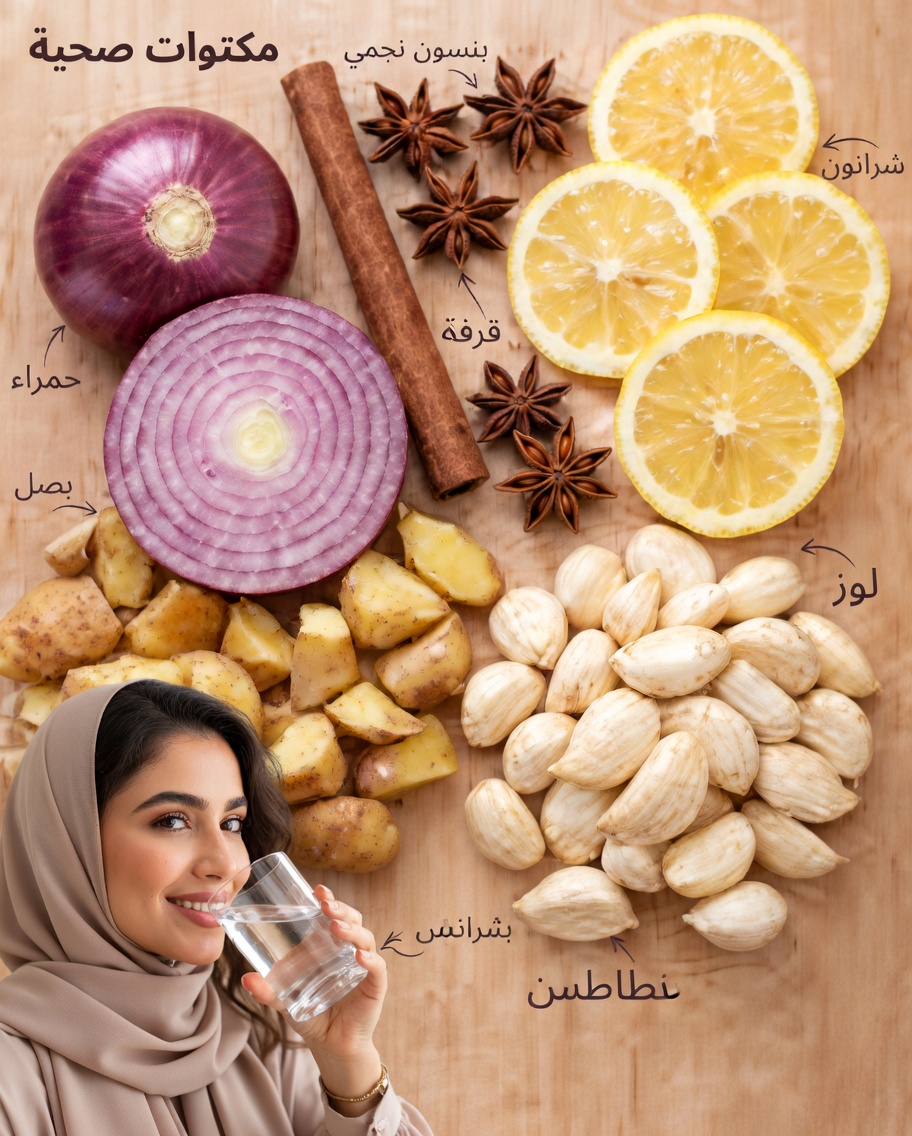 مزيج الزنجبيل والثوم والبصل والليمون: طريقة طبيعية لدعم تنظيف الرئتين والجسم