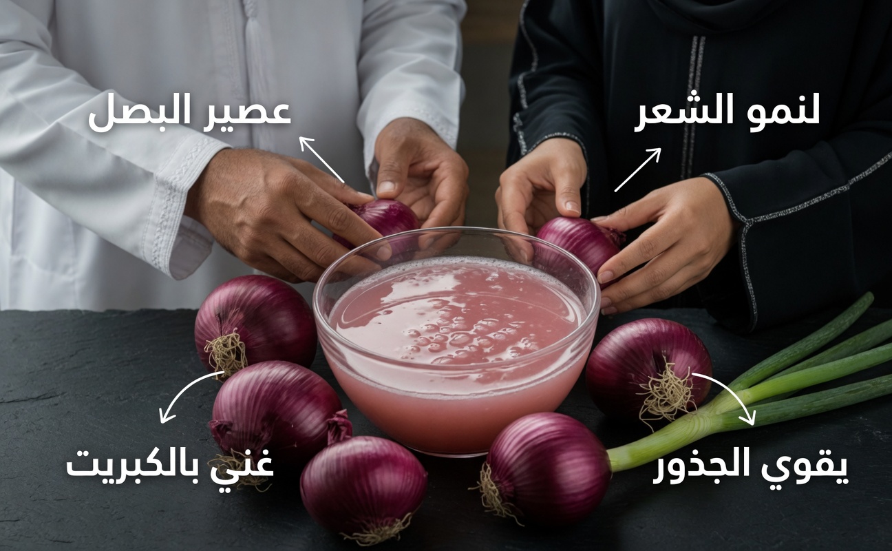 عصير البصل المُخمّر: السر الطبيعي لنمو الشعر الذي غيّر خصلاتي – أسرع، أكثر كثافة، وأكثر صحة خلال أسابيع
