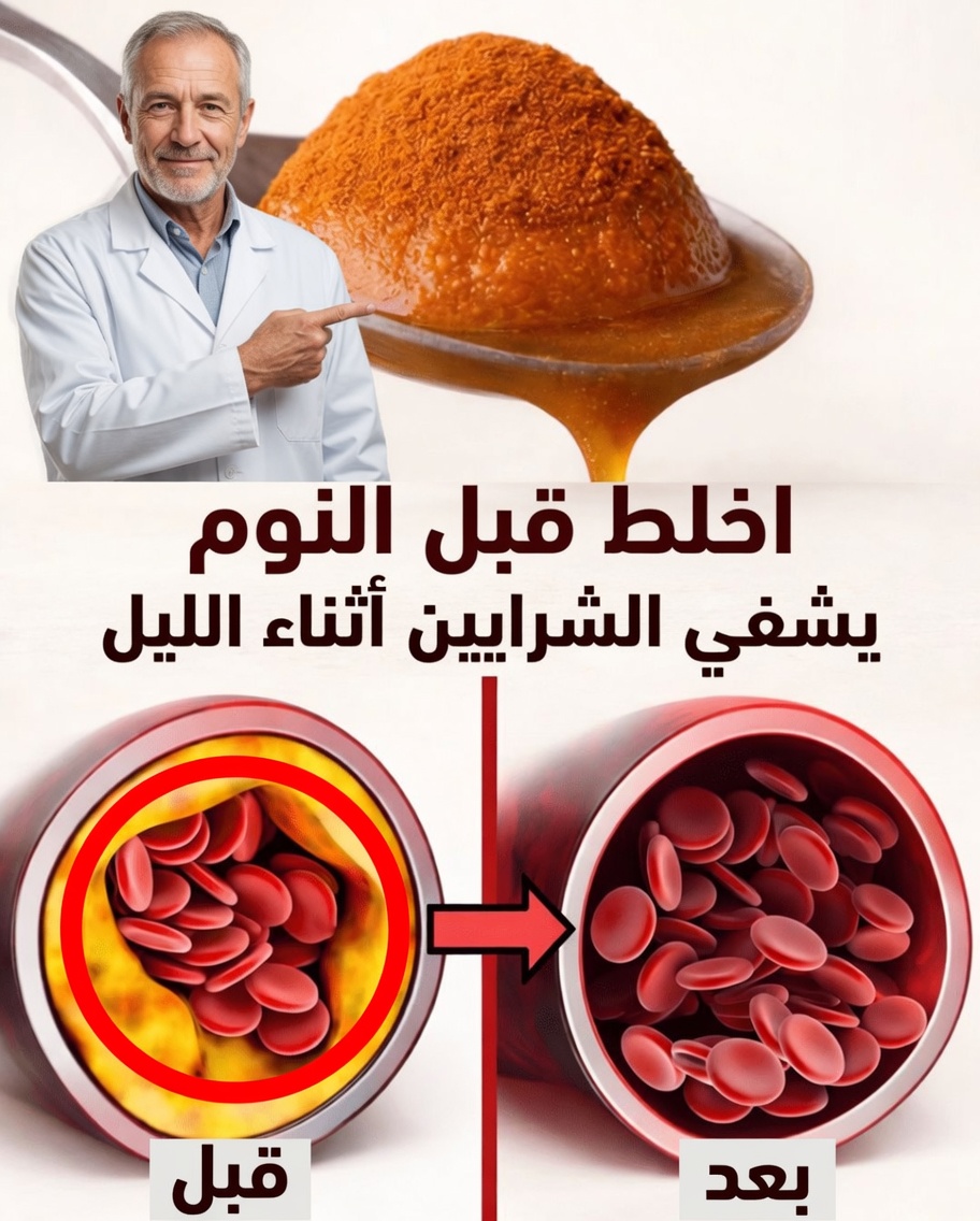 اخلط هذه العناصر الثلاثة قبل النوم – فهي تشفي الشرايين أثناء نومك