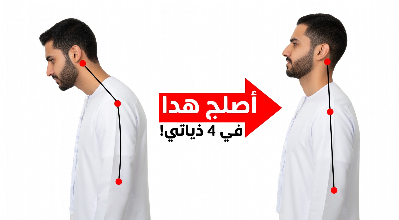 كيفية دعم تحسين القوام بلطف من خلال روتين يومي لمدة 4 دقائق لعلاج وضعية الرأس المتقدمة بعد سن الستين