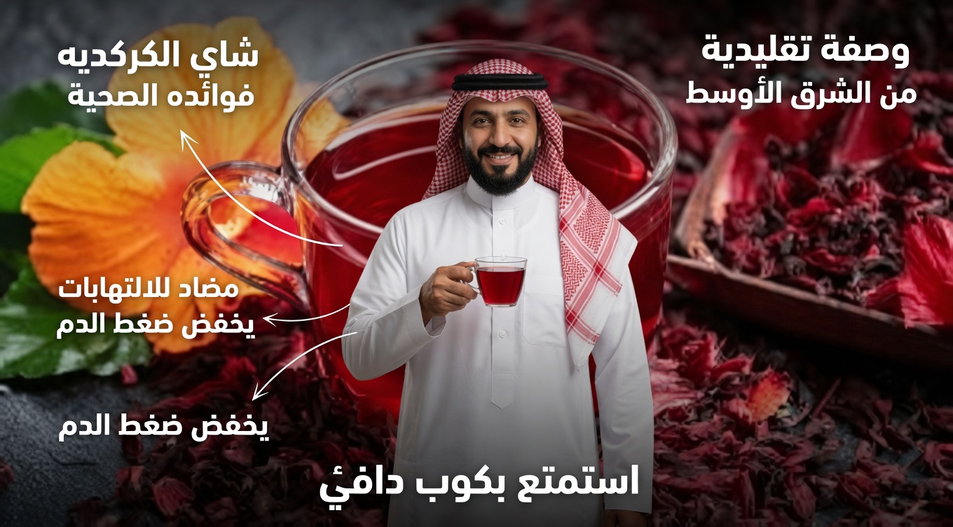 الزنجبيل وورق الغار والكركديه: مشروب عشبي منعش للعافية اليومية – الطقس اليومي الذي يهدّئ الهضم ويخفّف الالتهاب ويعزّز الحيوية