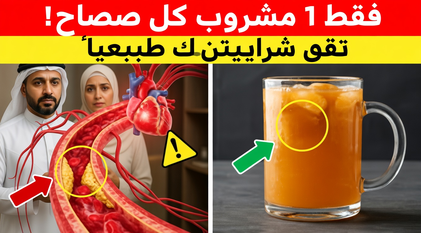 هل تجاوزت الستين؟ هذا المشروب المكوَّن من مكوّنين للمطبخ يفتح الشرايين خلال 7 أيام