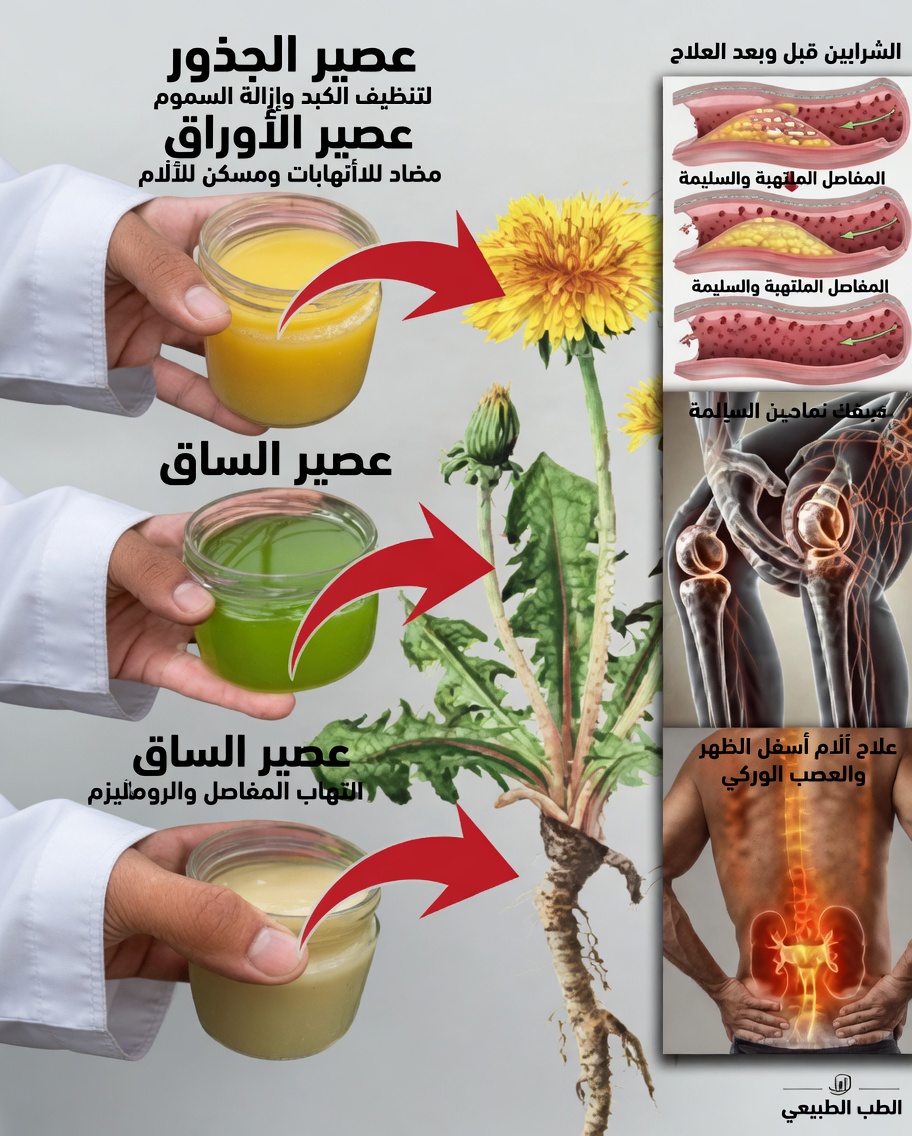 اكتشف ذهب الحديقة: قوة الهندباء الخفية – الغذاء الخارق المُهمل الذي قد يغيّر صحتك