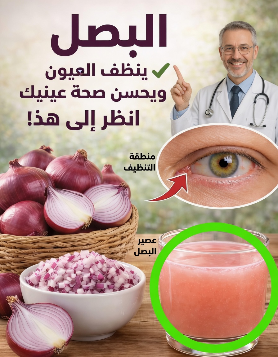 حسِّن بصرك طبيعيًا: طقس البصل المدهش ونصائح ذكية لصحة العين