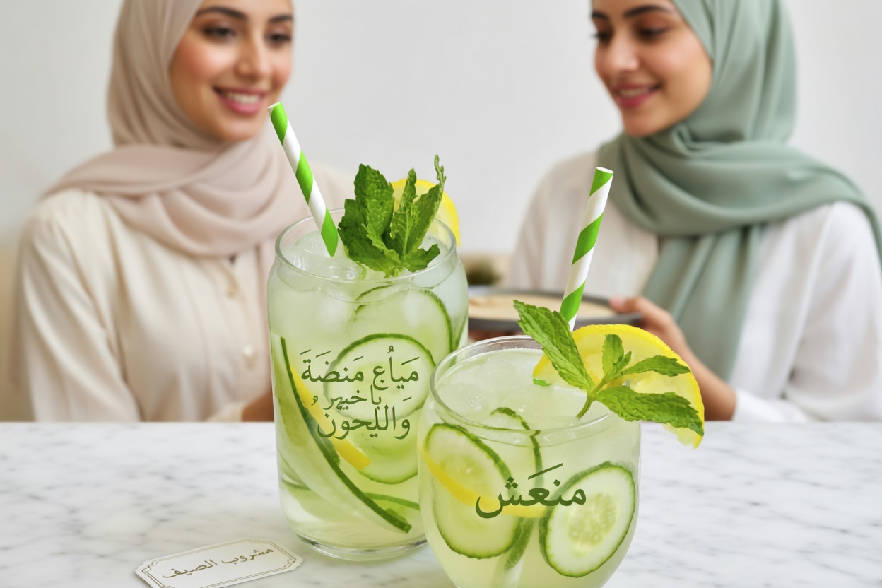 14 سببًا لماذا يجب أن تشرب يوميًا ماء الخيار والزنجبيل والنعناع والليمون