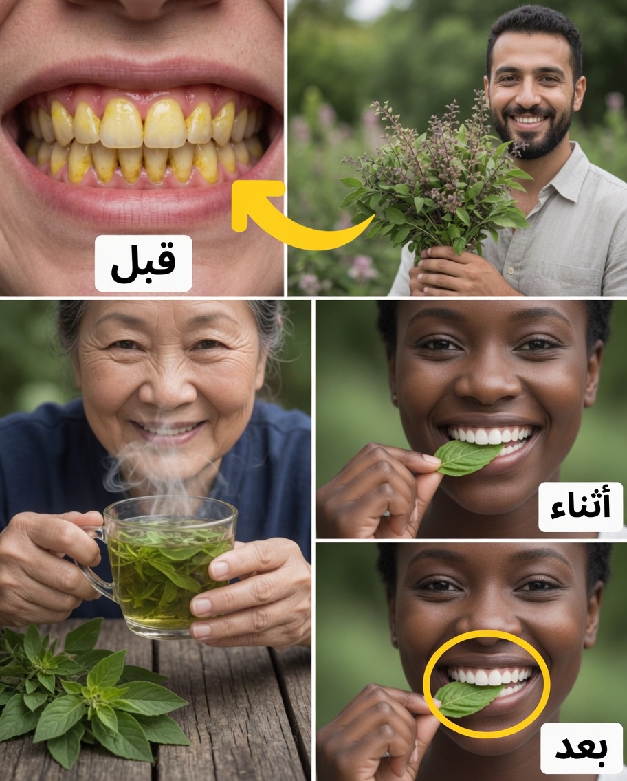 كيف يمكن للريحان المقدس (التولسي) أن يدعم بشكل طبيعي أسنانًا أقوى، ولثةً أكثر صحة، ونفسًا أكثر انتعاشًا، والوقاية من التسوس
