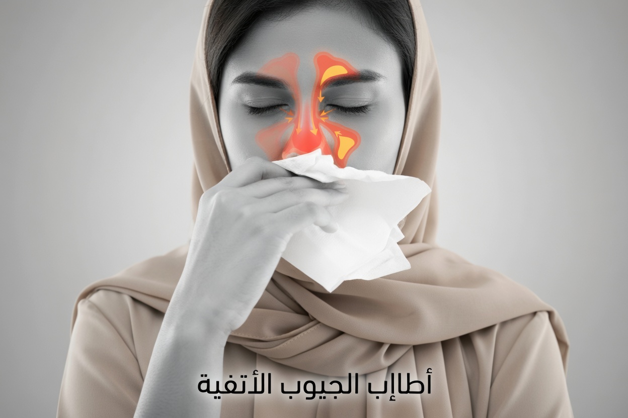 امرأة تُعاني عدوى فطرية في الأنف مرتبطة بعادة يومية