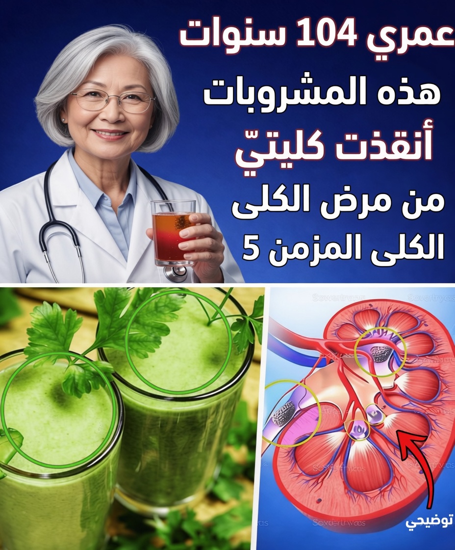 كبار السن: أفضل 12 مشروبًا صباحيًا لطرد السموم وخفض الكرياتينين بسرعة! علاج أمراض الكلى