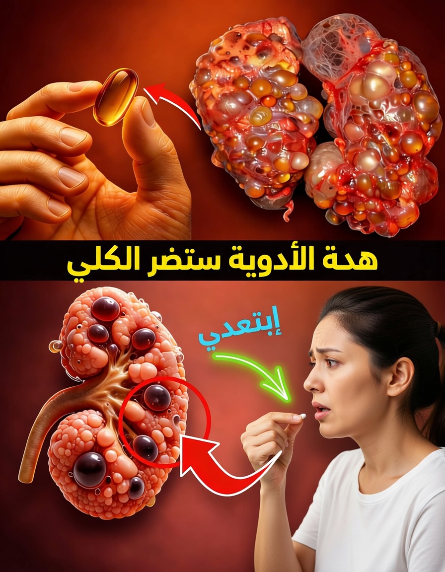 10 أدوية يومية قد تُلحق ضررًا بصمت بكليتيك