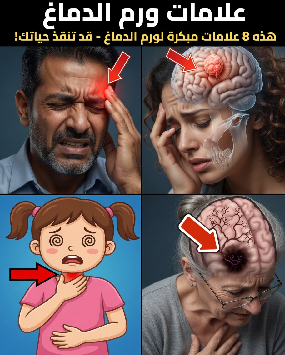 لا تفوّت هذه العلامات التحذيرية الثماني المبكرة لورم في الدماغ – قد ينقذ التعرّف عليها حياتك