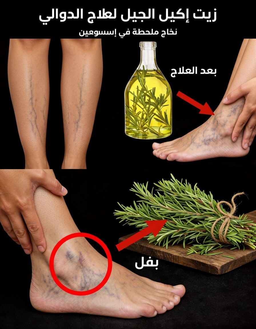 معجزة إكليل الجبل للدوالي: نتائج ملحوظة خلال أسبوع واحد فقط