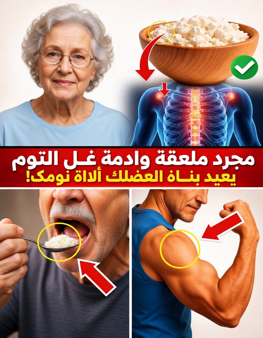 كبار السن، هذا العصيدة الليلية القوية تُعيد بناء عضلاتكم أثناء نومكم!