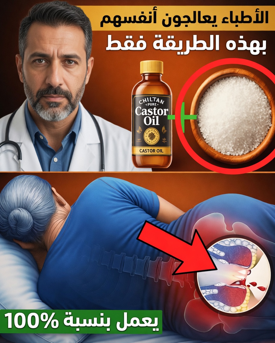 سرّ الأطباء القدامى: افرك زيت الخروع وملح إبسوم هنا لتخفيف 13 ألماً يومياً!