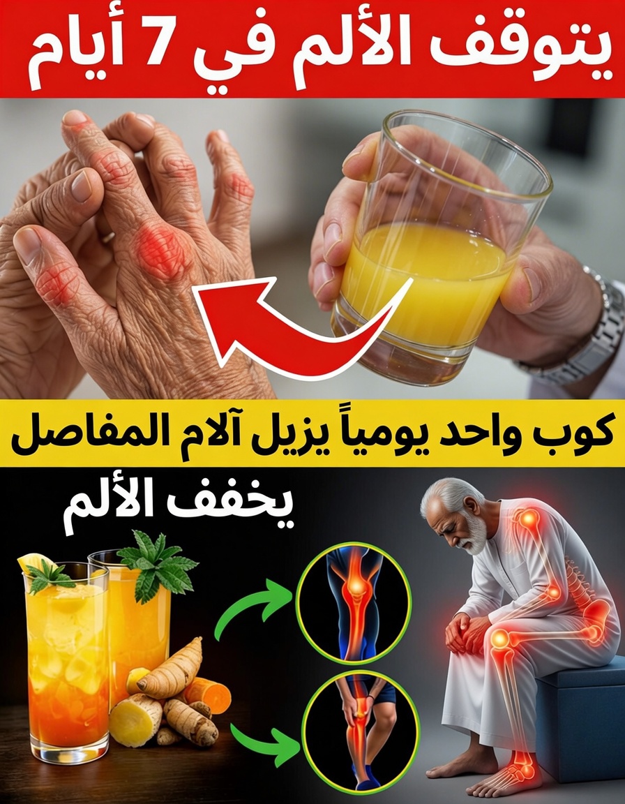 شفاء آلام المفاصل والتهاب المفاصل بسرعة كبيرة خلال أسبوع واحد!