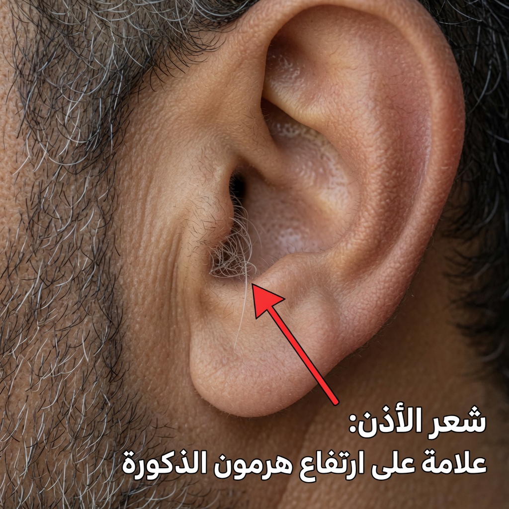شعر الأذن وصحتك: ماذا يقول الأطباء عن هذه العلامة الجسدية المُهمَلة