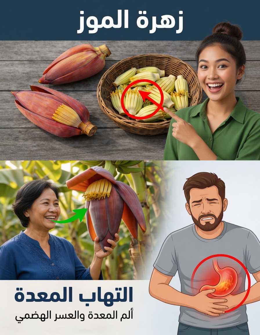 زهرة الموز: الغذاء الطبيعي المدهش الذي يدعم سكر الدم وضغط الدم وصحة الجهاز الهضمي