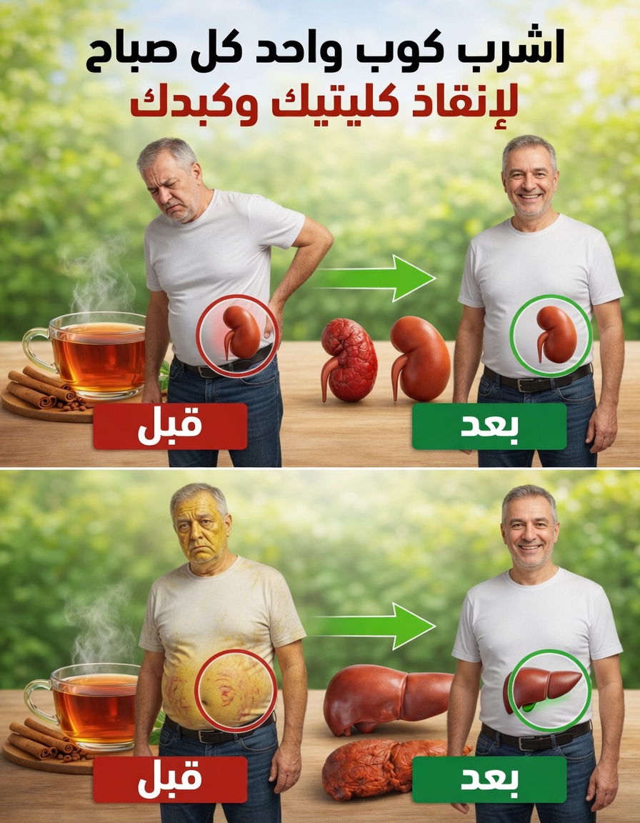 اشرب كوبًا واحدًا كل صباح لإنقاذ كليتيك وكبدك