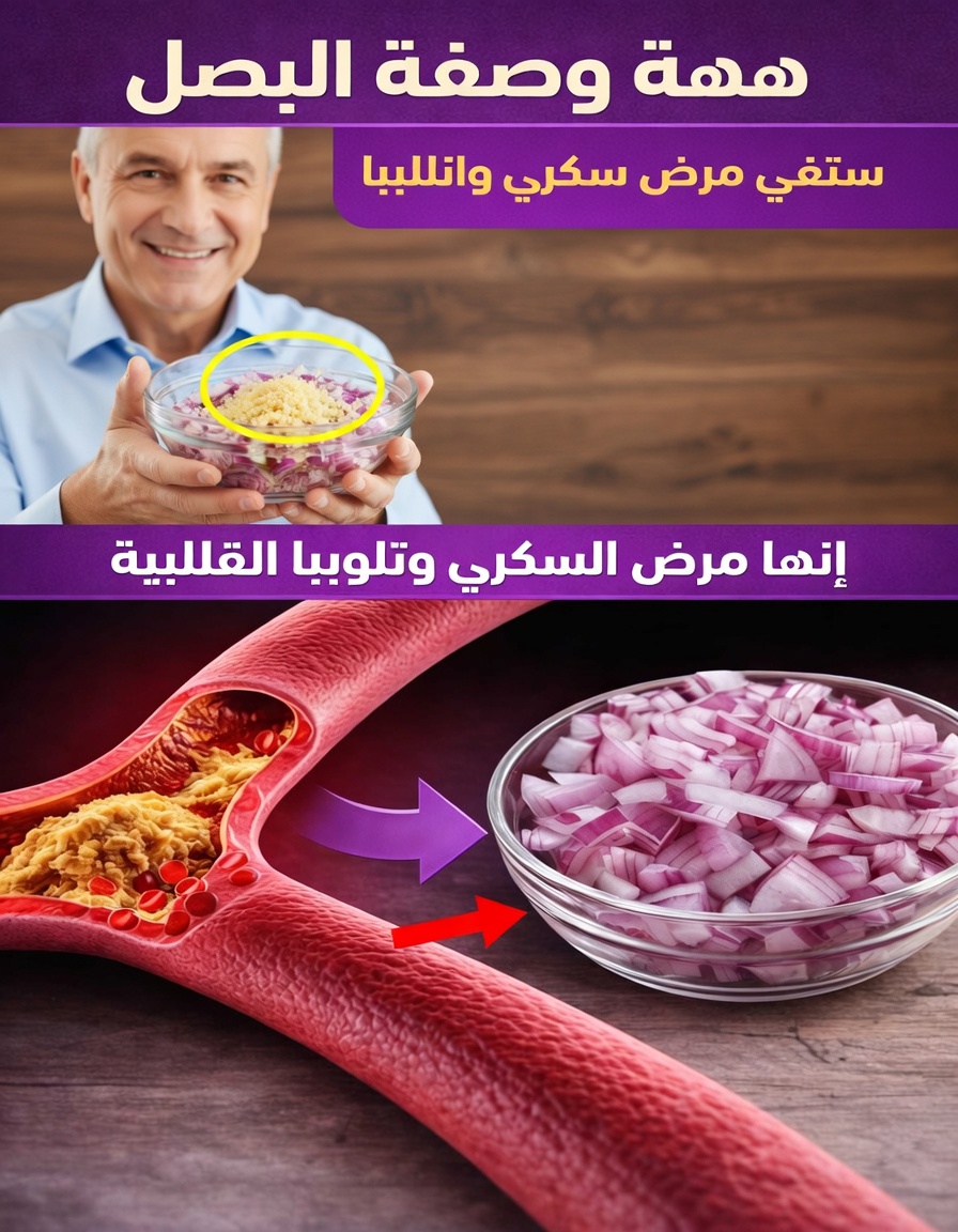 وصفة البصل الأحمر التي قد تساعد على موازنة سكر الدم فورًا