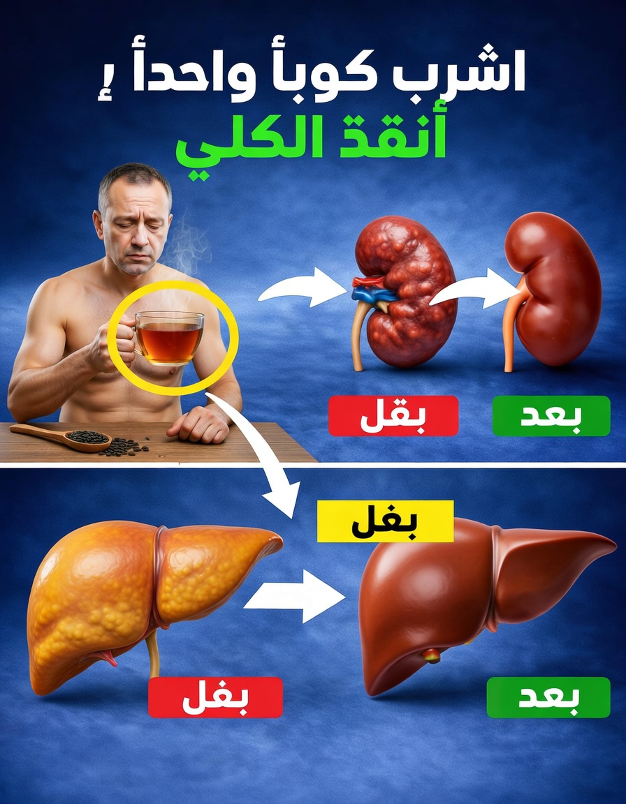 مشروبات قبل النوم تساعد على إصلاح الكلى وخفض الكرياتينين طبيعياً