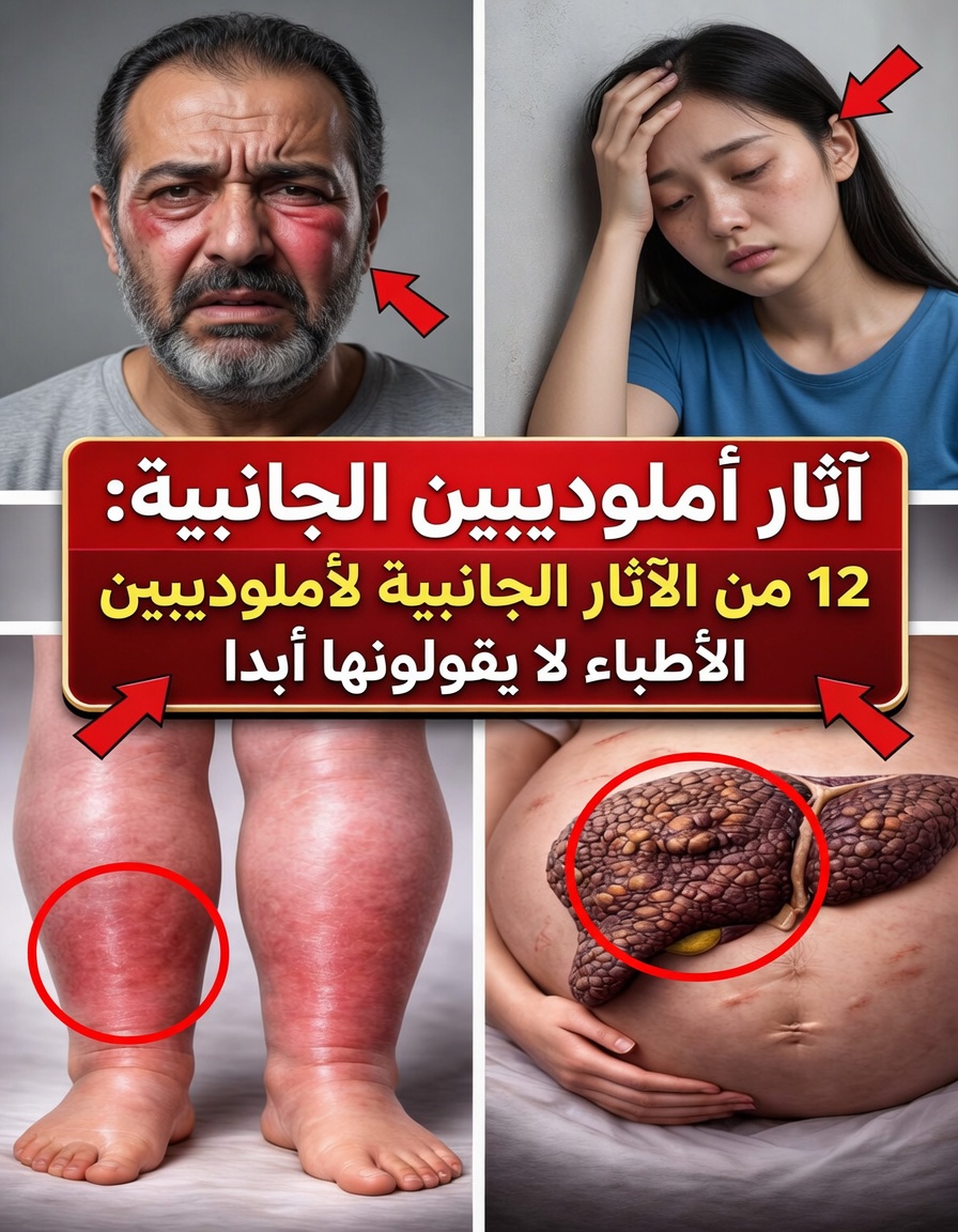 أبرز 12 من الآثار الجانبية للأملوديبين التي قد لا يكون طبيبك قد أخبرك بها