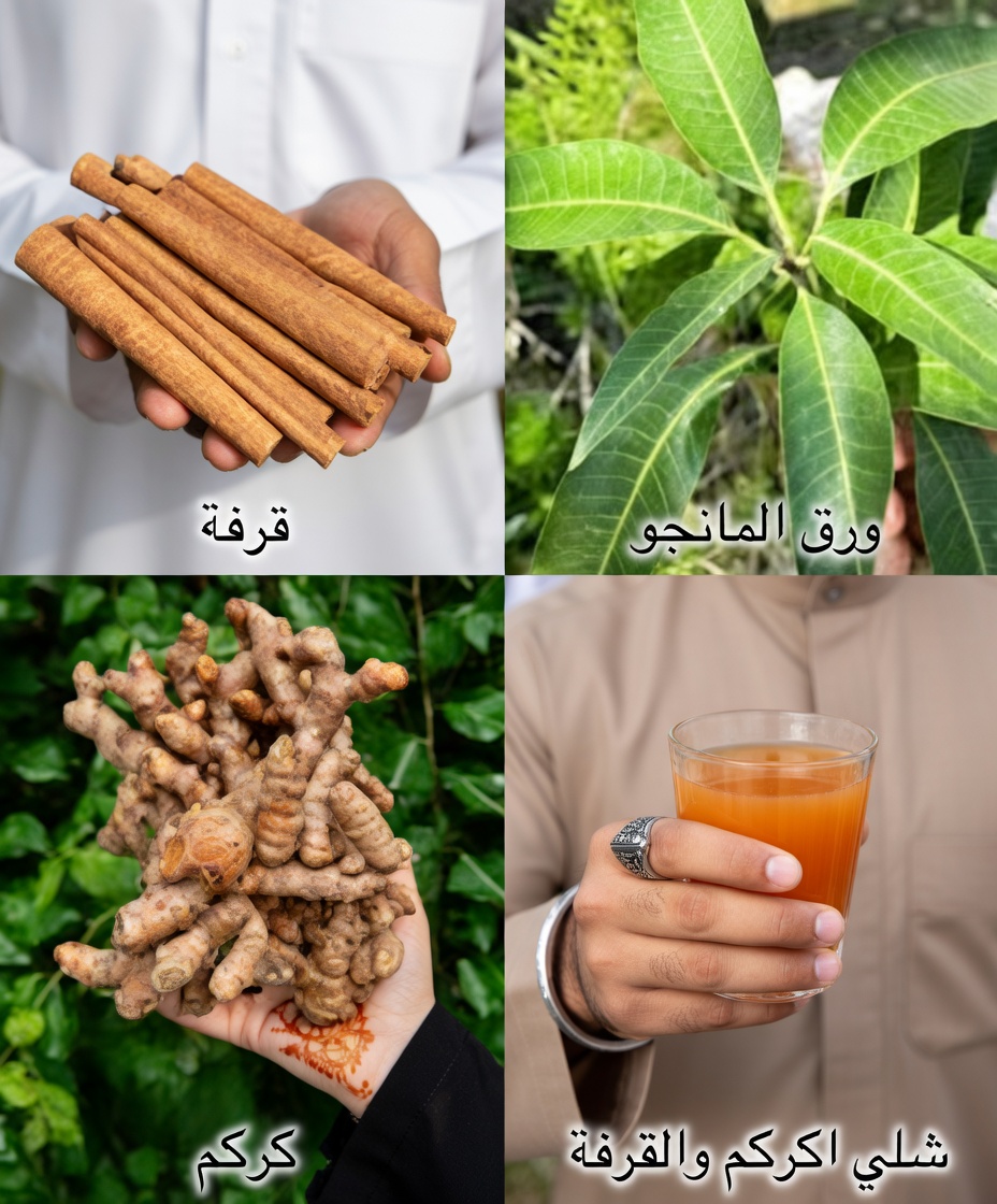 المشروب العشبي السحري لمرض السكري والدورة الدموية والكبد الدهني وآلام العظام