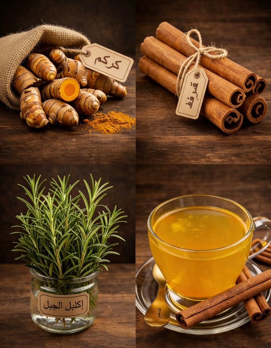 المشروب العشبي السحري لمرض السكري والدورة الدموية والكبد الدهني وآلام العظام