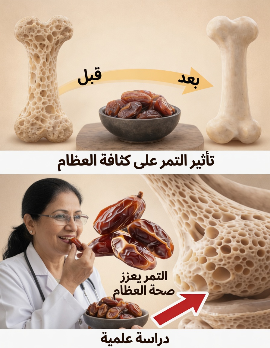 أوقف فقدان العظام قبل فوات الأوان! التمر: حليف طبيعي لتقوية عظامك يوميًا