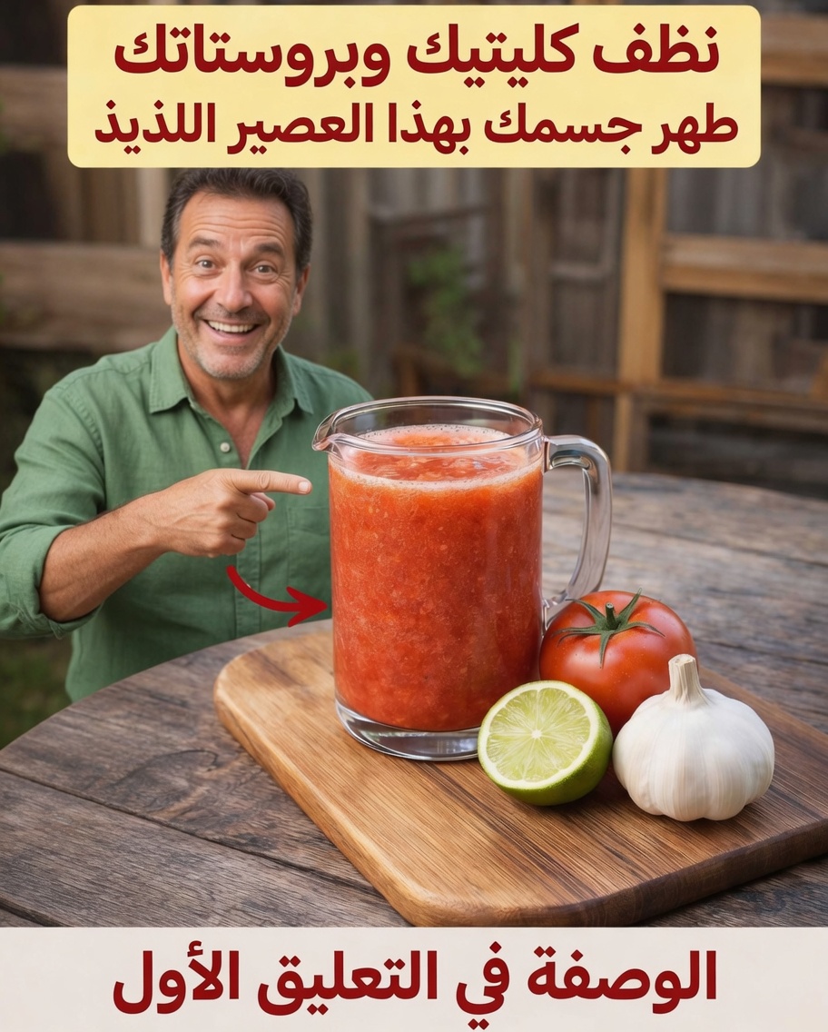 نظّف كليتيك والبروستاتا طبيعيًا بهذا العصير اللذيذ المكوّن من 3 مكوّنات