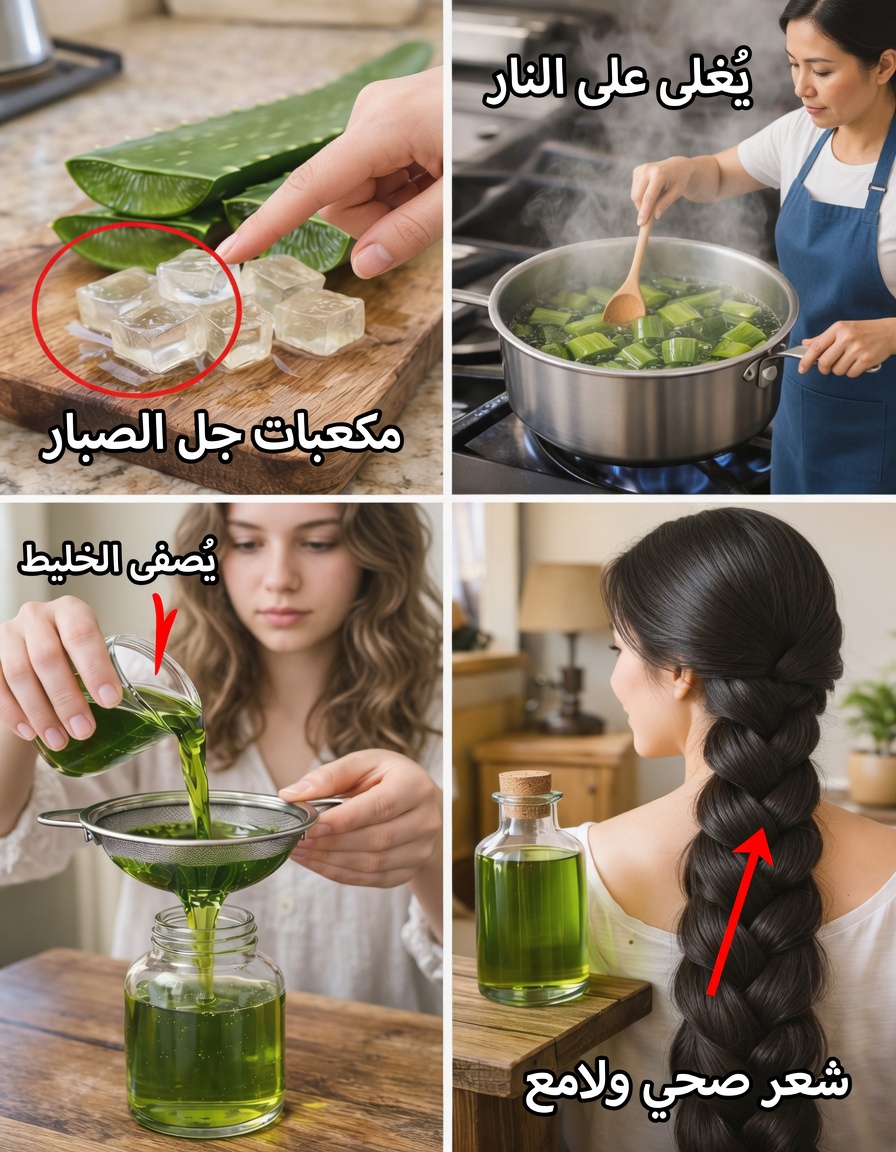 كيفية صنع زيت الصبار لتسريع نمو الشعر وتقليل تساقطه