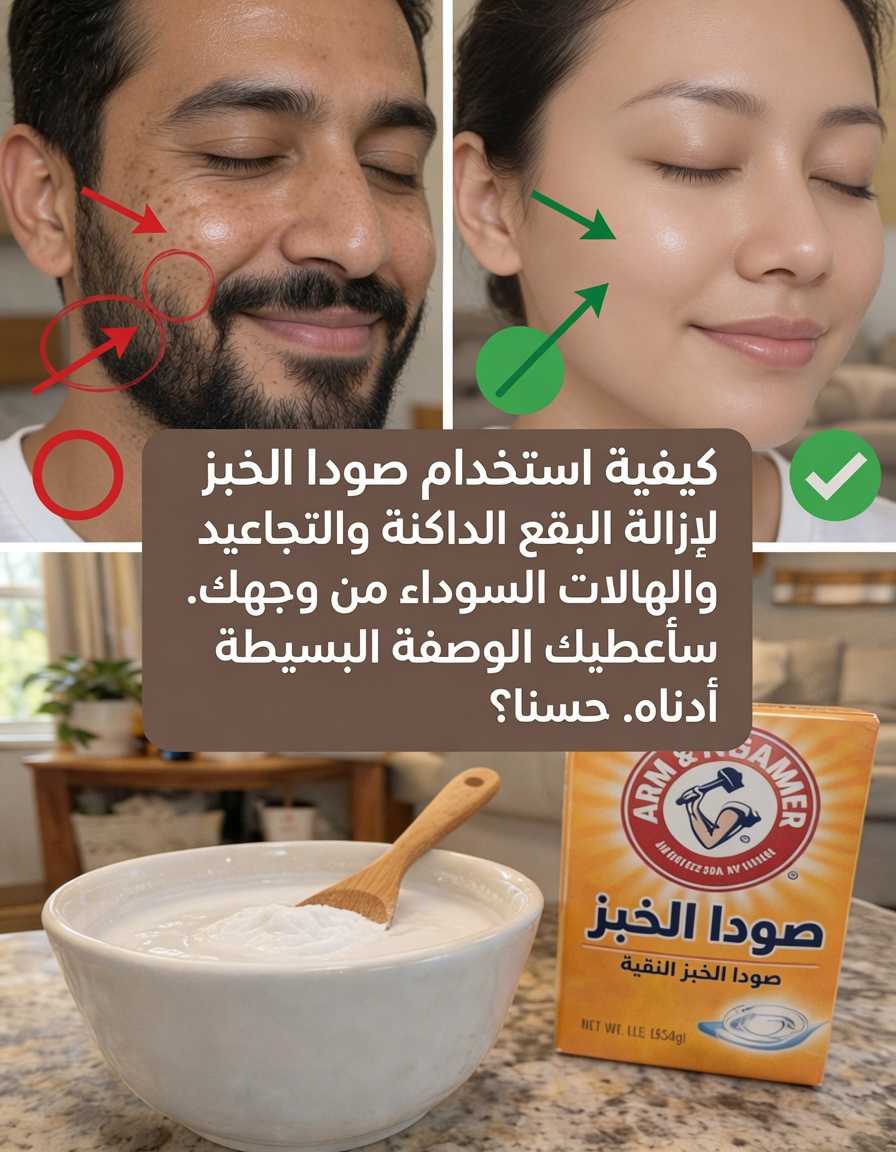 بيكربونات الصوديوم على وجهك: ما الفوائد والمخاطر وكيف تستخدمها بأمان؟
