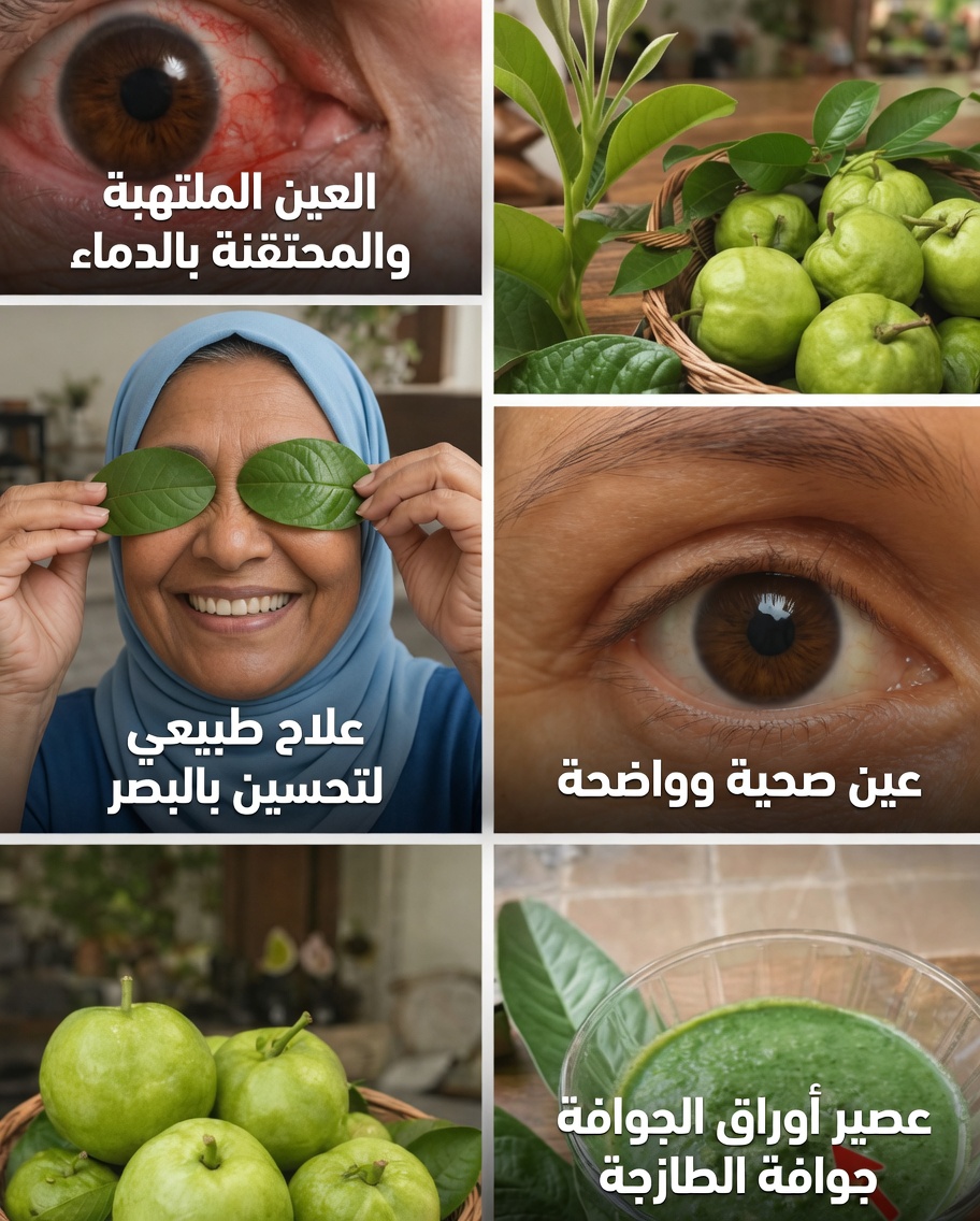 كيفية استخدام الجوافة لعلاج مشكلات العين — علاجات طبيعية للعينين بعد سن الأربعين