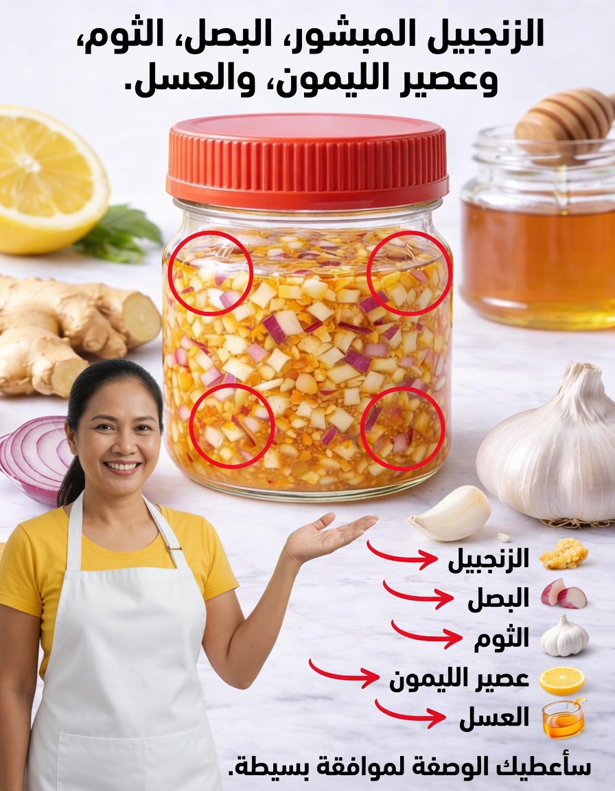 مزيج الزنجبيل والبصل والثوم والليمون والعسل: طقسك اليومي البسيط لراحة وتوازن كل يوم
