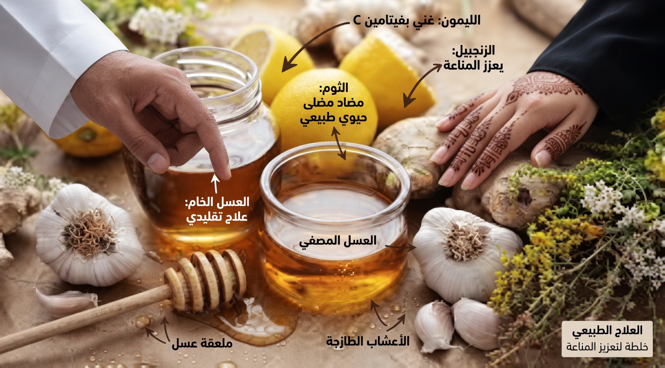 مزيج الزنجبيل والبصل والثوم والليمون والعسل: طقسك اليومي البسيط لراحة وتوازن كل يوم