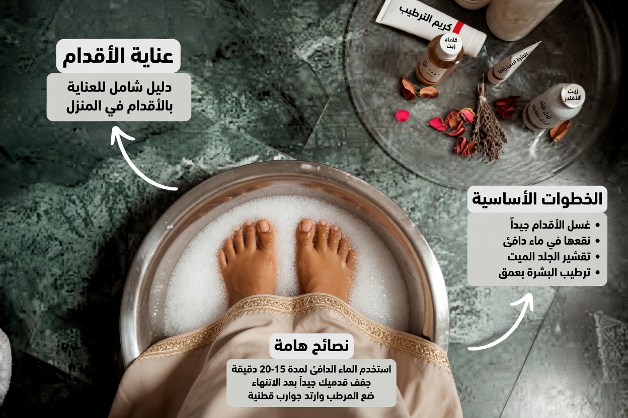 اكتشف نقعًا بسيطًا للقدمين في المساء قد يساعد على تهدئة تقلصات القدمين والوخز والألم والتورم