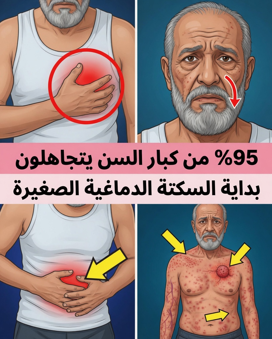 10 أعراض صامتة للسكتة الدماغية المصغّرة غالبًا ما يفوّتُها الأشخاص فوق سنّ الستين (خصوصًا رقم 4 – علامة «الشرود الذهني» لدى كبار السن)