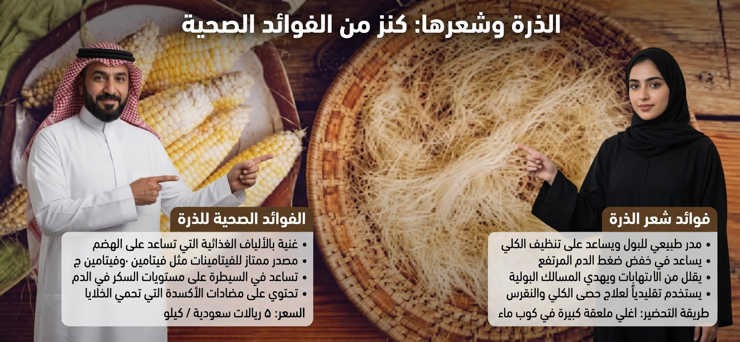 كشف الفوائد الصحية القوية لوصمات الذرة: كيفية استخدامها وأهم الاحتياطات