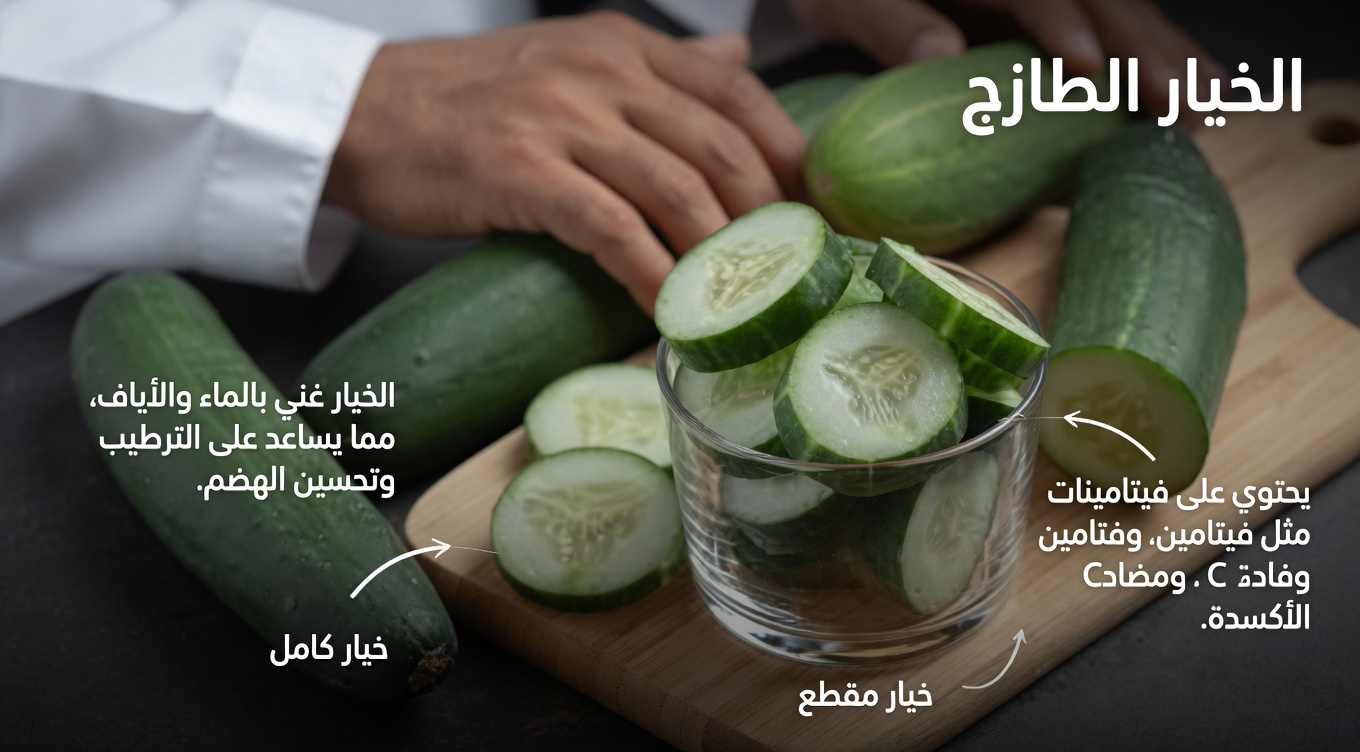 هل تتناول الخيار يوميًا؟ اكتشف فوائده المحتملة في دعم صحة الأوردة لدى المصابين بالدوالي