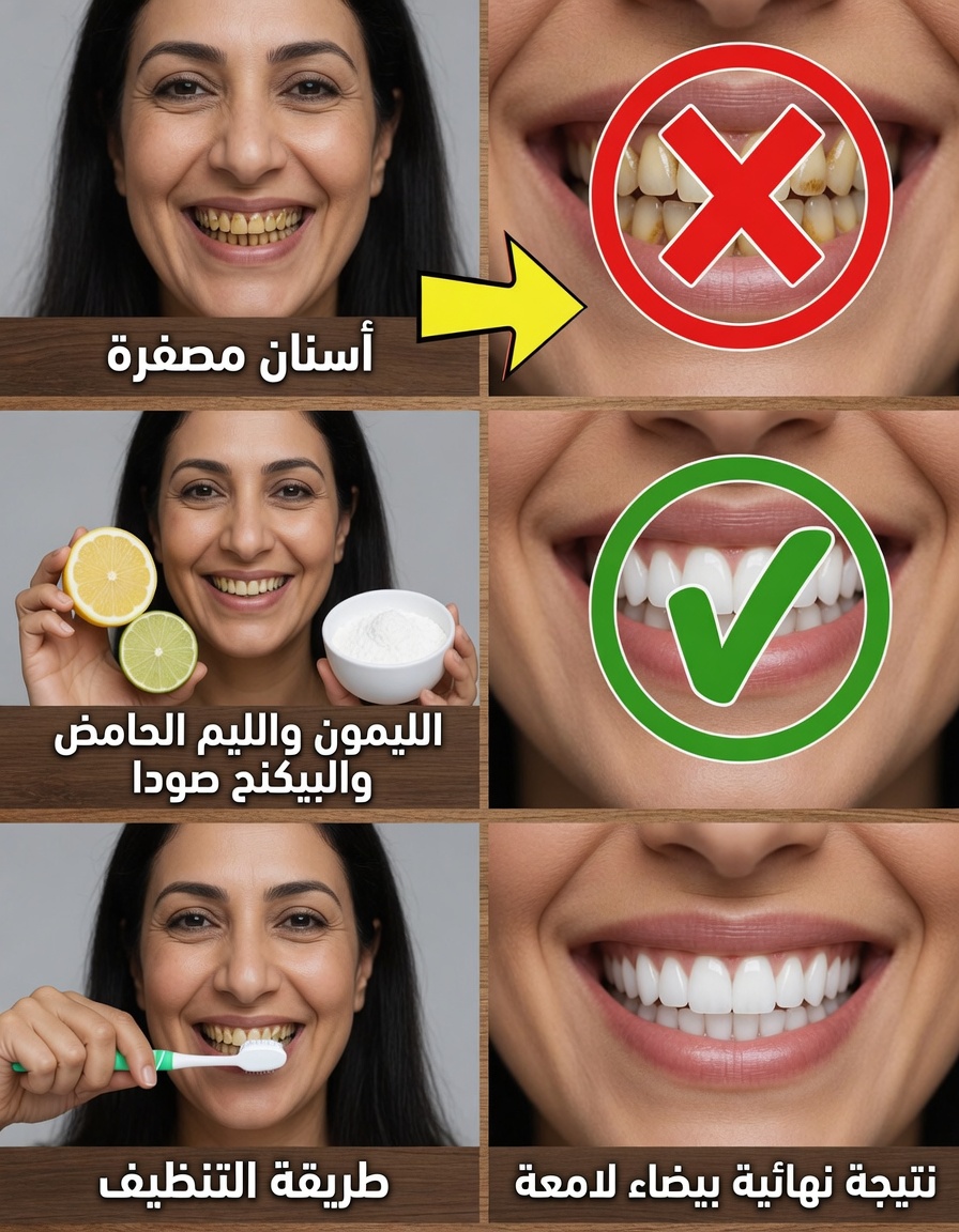 بيّض أسنانك وأنعش أنفاسك فورًا بالقوة الطبيعية للزنجبيل وبيكربونات الصوديوم